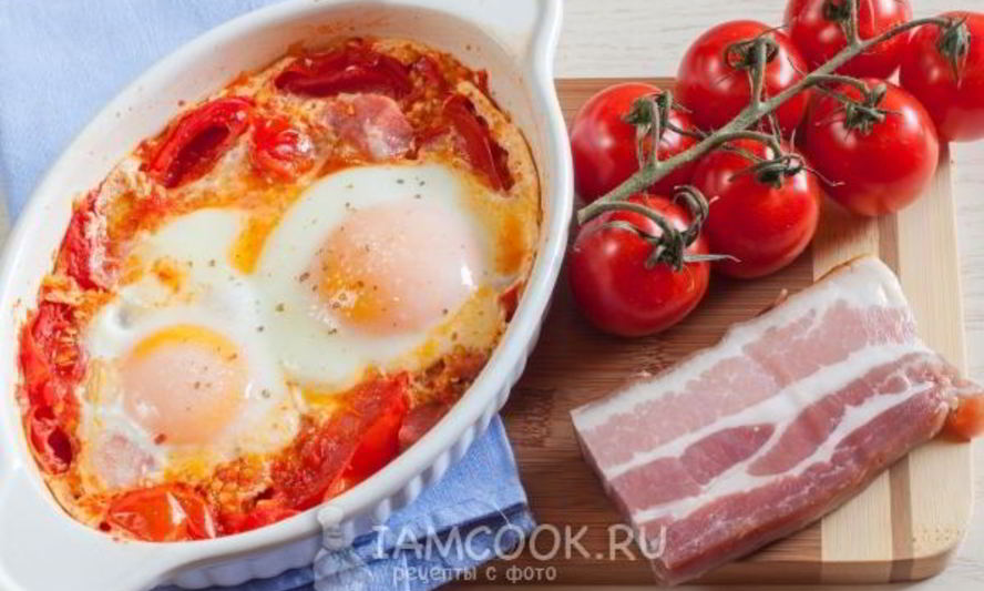 Рецепт яичница в микроволновке