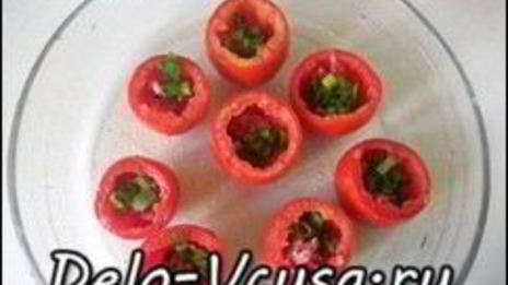 яичница в томатах в духовке