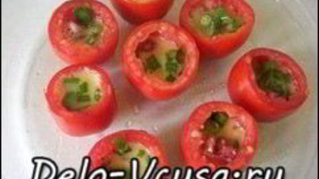 яичница в томатах в духовке