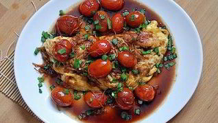 Яичница в воке