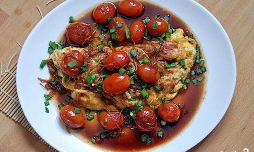 Рецепт яичница в воке