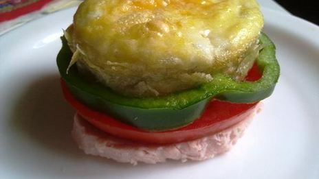 запеченная яичница на завтрак