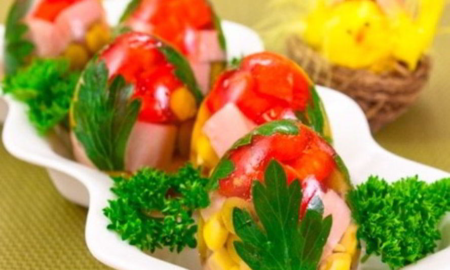 Рецепт яйца заливные