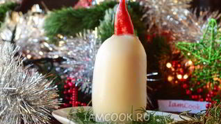 Закуска из кальмара Свеча