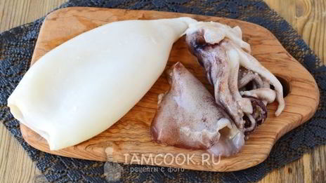 закуска из кальмара свеча