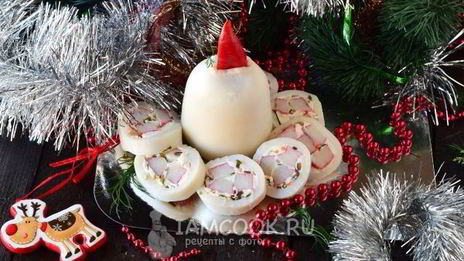 закуска из кальмара свеча