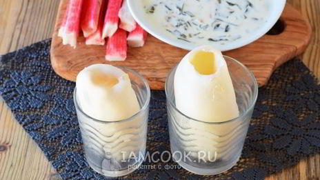 закуска из кальмара свеча