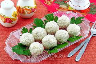 Закуска из печени трески