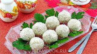 Закуска из печени трески