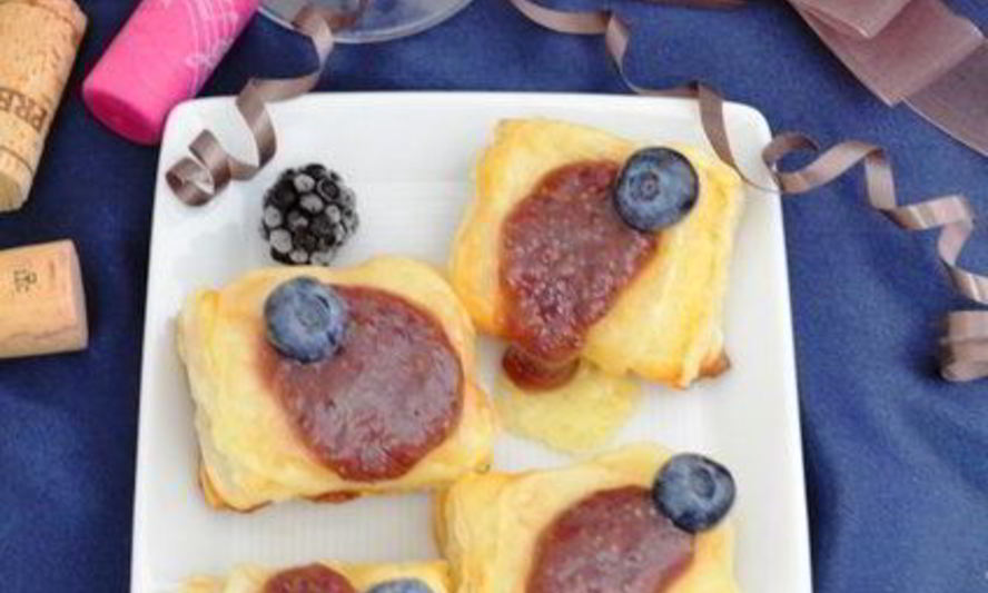 Рецепт закуска из слоеного теста