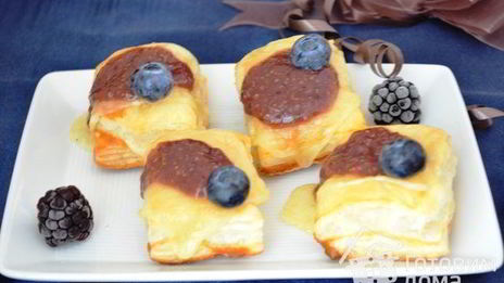 закуска из слоеного теста