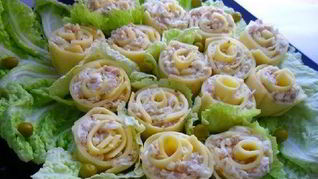 Закуска из сыра Розы для милых дам