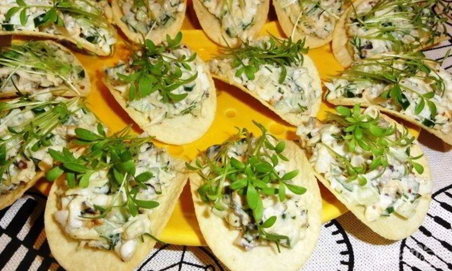 Рецепт закуска на чипсах остров сокровищ