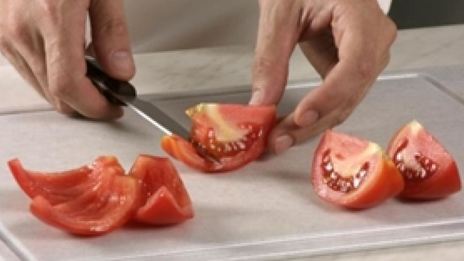 закуска с креветками и помидорами