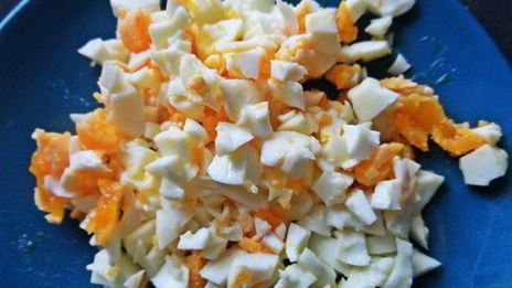 закуска скумбрия с яйцом