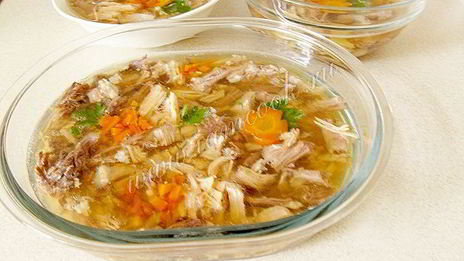 мясное заливное