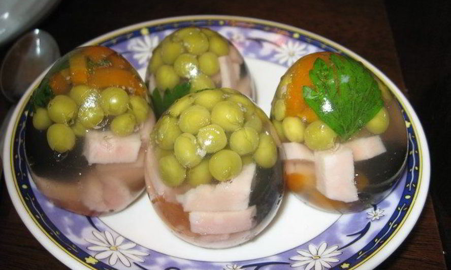 Рецепт оригинальное заливное