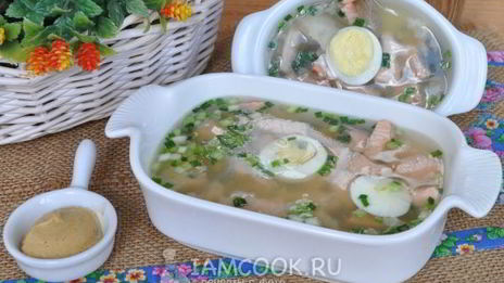 заливное из горбуши