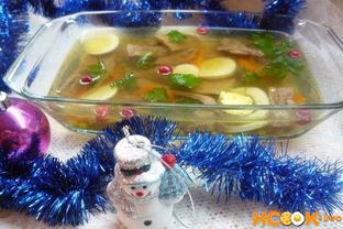 Заливное из говяжьего языка