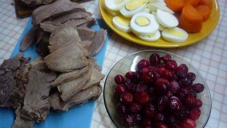 заливное из говяжьего языка