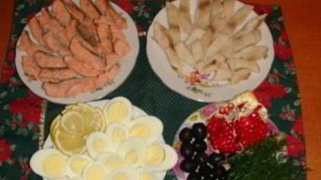 заливное из красной рыбы