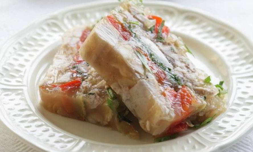 Рецепт заливное из кролика со сладким перцем