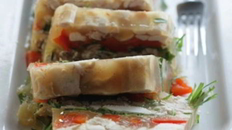 заливное из кролика со сладким перцем