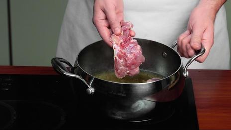 заливное из курицы с пореем