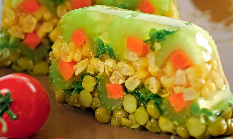 Рецепт заливное из овощей