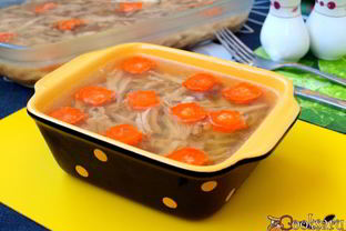 Заливное из петуха