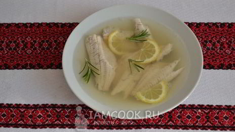 заливное из речного окуня