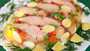 Заливное из рыбы с желатином