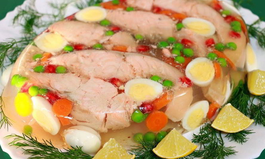 Рецепт заливное из рыбы с желатином