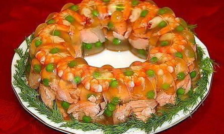 Рецепт заливное из семги и форели