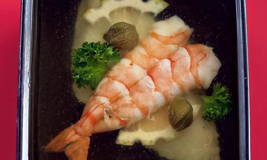 Рецепт заливное из судака и креветок