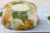 Заливное с куриным филе