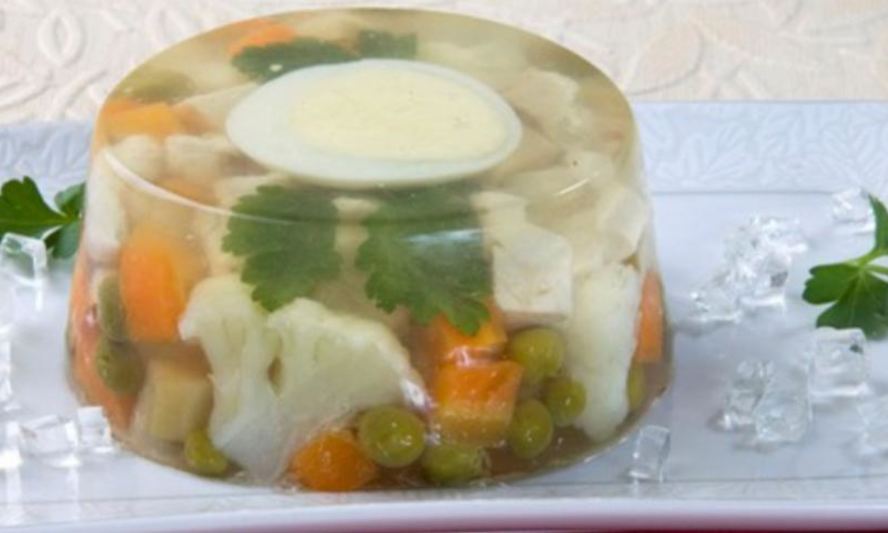 Рецепт заливное с куриным филе