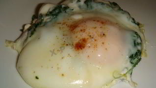 Запеченные яйца Флорентин