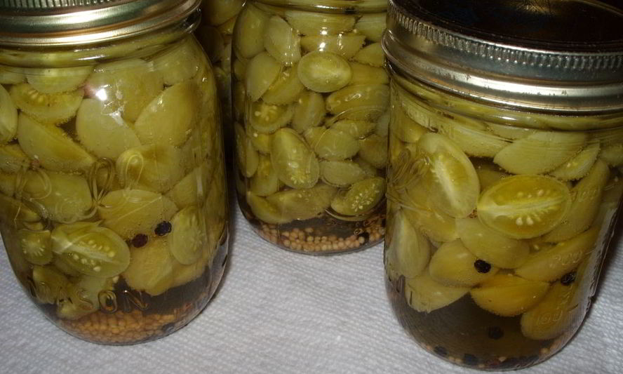 Рецепт зеленые помидоры соленые