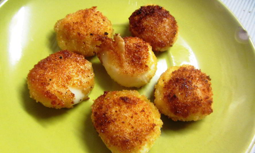 Рецепт жареные шарики из моцареллы
