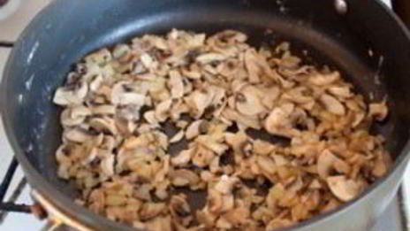 грибной жульен из шампиньонов