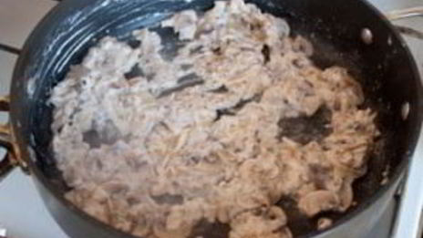 грибной жульен из шампиньонов