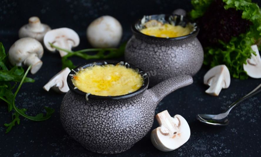 Рецепт классический жульен с грибами