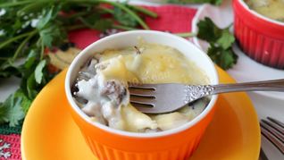 Классический жульен с курицей