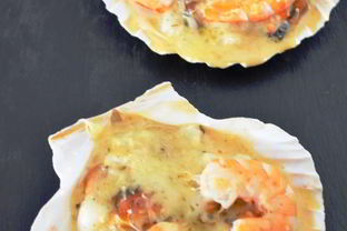 Кокиль — жюльен из мидий