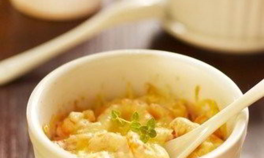 Рецепт куриный жюльен в сливочном соусе с золотистой корочкой из пармезана