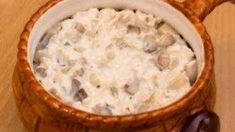 жульен грибной с курицей