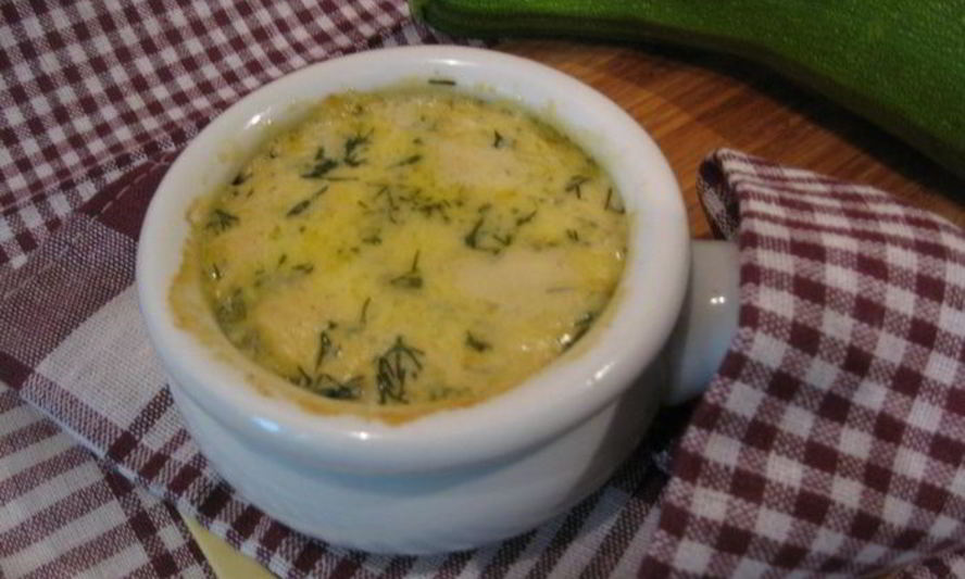 Рецепт жульен из кабачков