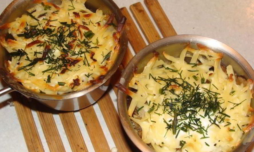 Рецепт жульен из опят