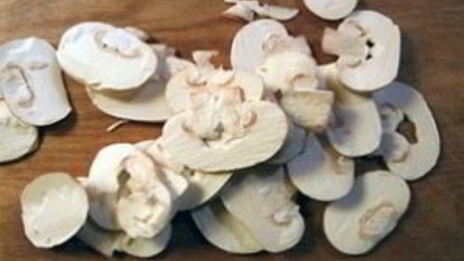 жульен с грибами и ветчиной